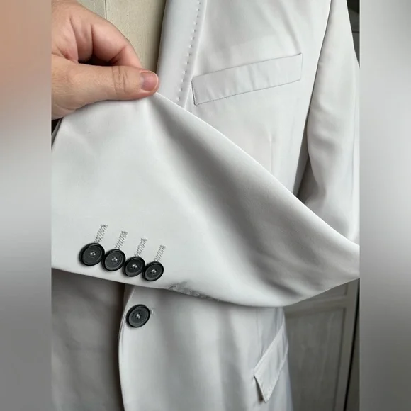 ZARA MAN light gray/silver suit jacket sz44